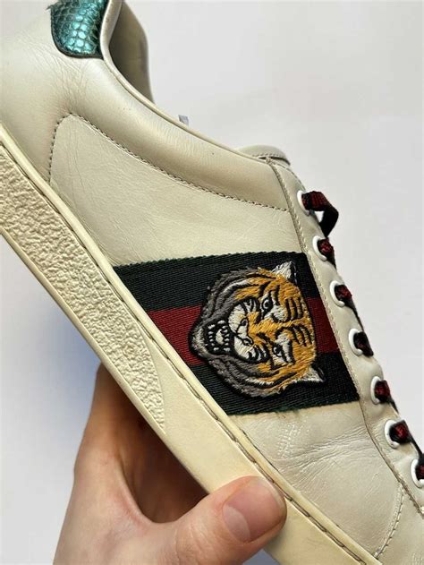 gucci ace tiger& 39|gucci ace embroidered tiger.